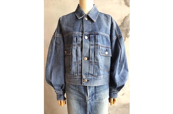 sold out【HYKE】BALLOON SLEEVE DENIM JACKET/TYPE2 | 沖縄那覇市の